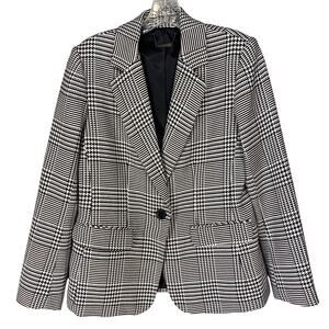 🖤 Trina Turk Plaid Blazer 🖤 Womens 6